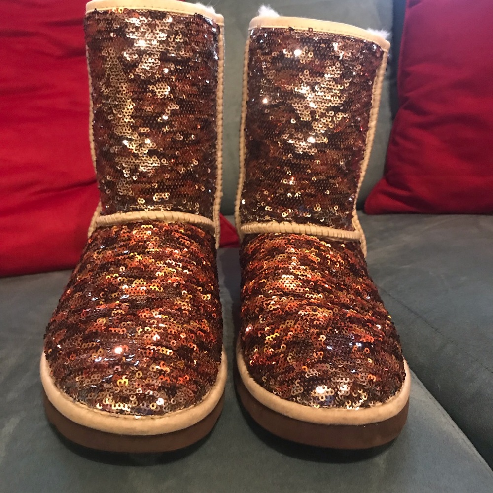 Sequin UGG boots